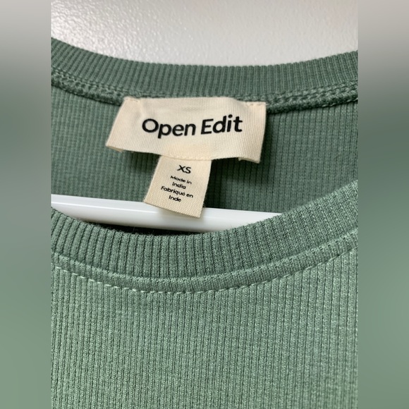 NWT Open Edit Ribbed Bodycon Dress XS - Picture 4 of 5